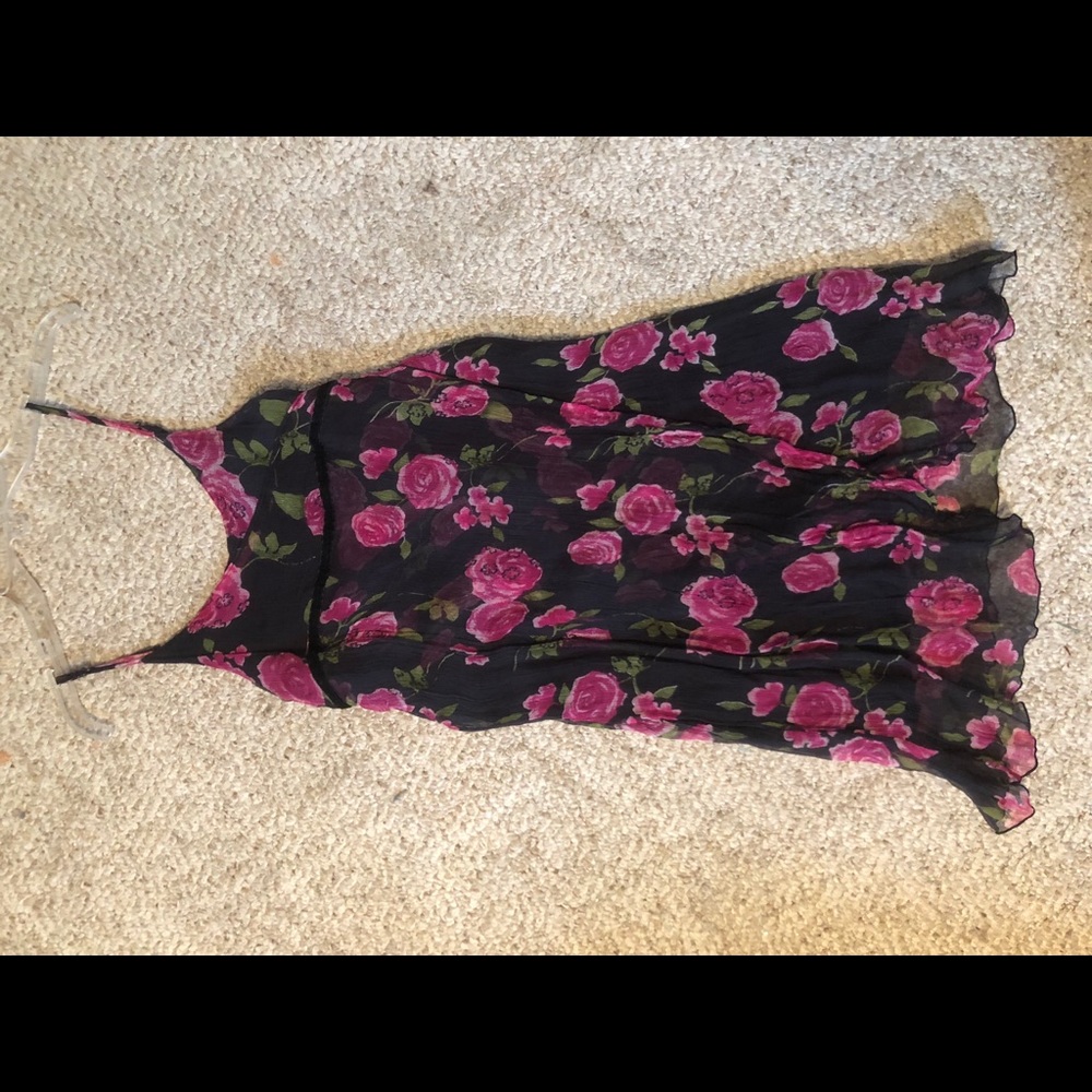 Pink Jewel Floral Dress